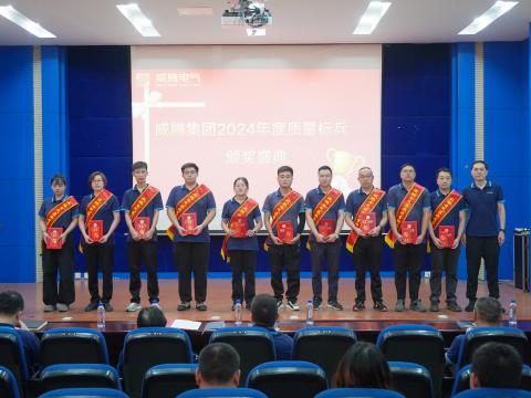 人生就是博官方网站电气集团召开2024年度质量月总结表扬大会